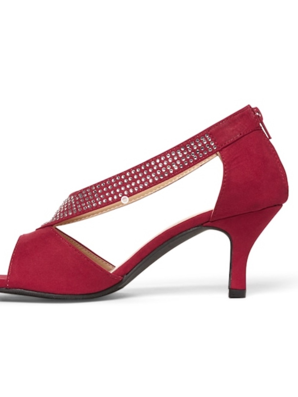 Classique Rhinestone Band Sandal - Picture 3 of 15